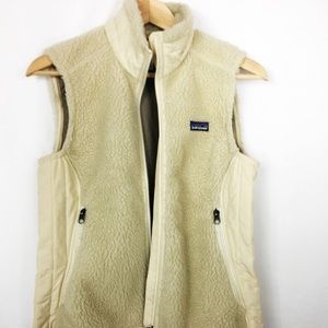 Patagonia Retro vest. Cream. Size S